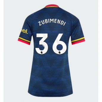 Arsenal Martin Zubimendi #36 Maglia Gara Trasferta Repliche 2026-27 Donna Maniche Corte